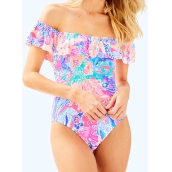 lilly pulitzer one piece bathing suit